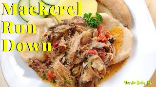 How to make DELICIOUS Jamaican Mackerel Rundown [upl. by Aynatal]