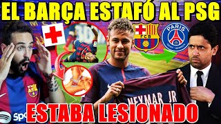 LO QUE NO SE VIO DE LA LESIÓN DE NEYMAR [upl. by Harty911]