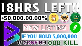 Congratulations😲12HRS LEFT बड़ा धमाका🤯Baby doge coinBitgert coinFloki inu coinPepecoin News today [upl. by Adianes788]