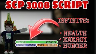 OP SCP3008 SCRIPT  Infinite Health•Energy•Hunger  God Mode  Hydrogen•Fluxus [upl. by Hgieliak]