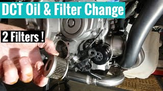 Honda Crosstourer VFR1200X DCT oil change with 2 filters [upl. by Gazo954]