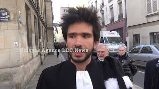 Juan Branco  Tribunal et Convois de la liberté ParisFrance  11 Février 2022 [upl. by Ybba]