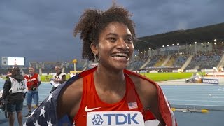 IAAF WU20 2016 Bydgoszcz 400m Hurdles Women Gold Anna COCKRELL USA [upl. by Faunia700]