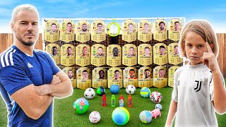 FIFA 23 ULTIMATE TEAM CARD BATTLE 🔥 FATHER VS SON [upl. by Enelear]