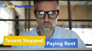 What to Do When Your Tenant Stops Paying Rent [upl. by Angle]