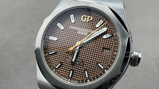 Girard Perregaux Laureato 810051131541CM Girard Perregaux Watch Review [upl. by Eelsha]