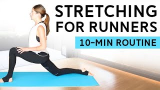 10Minute Guided Stretching Routine for Runners [upl. by Doowron]