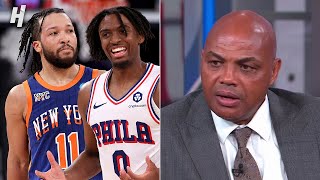 Inside the NBA reacts to 76ers vs Knicks Game 5 Highlights [upl. by Christan197]