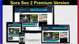 SORA SEO 2 Blogger Template Customization 500  How To Setup Sora Seo 2 Blogger Template 2021 [upl. by Mellitz]