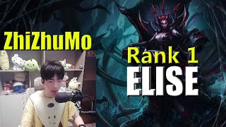 ZhiZhuMo Elise vs Shaco  Rank 1 Elise Guide [upl. by Ytsim554]