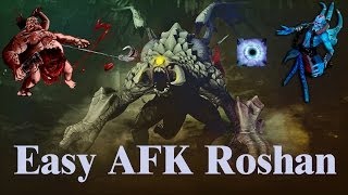 EASY AFK ROSHAN with Pudge and Lich  Dota 2 Secrets [upl. by Rutledge]