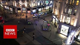 Oxford Circus Incident Shops evacuated around Oxford Circus Tube station  BBC News [upl. by Aikrehs]