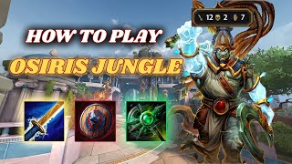 OSIRIS JUNGLE WITH THIS BUILD IS THE ULTIMATE PRESSURE PICK Smite Conquest Gameplay [upl. by Gildea]