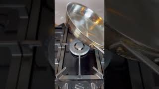 How to stop food sticking to stainless steel  WORKS EVERY TIME cooking cookingtips howto [upl. by Profant]