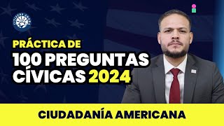 Estudia las 100 Preguntas Cívicas  Ciudadanía 2024 [upl. by Nitza]