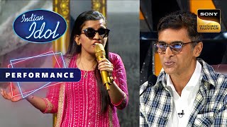 Indian Idol S14  Mohnish जी को लगता है Menuka की गायकी Match करेगी Nutan जी के साथ  Performance [upl. by Nithsa]