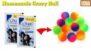 How to make Crazy balls at homeBouncy ballhomemade crazy balldiy Crazy ballStress BallJumpsball [upl. by Eivla]