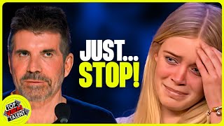 Simon Cowell STOPPED These AuditionsWatch What Happens Next [upl. by Llerot]