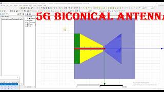 biconical antenna for wearable aplications design in HFSS [upl. by Golliner712]