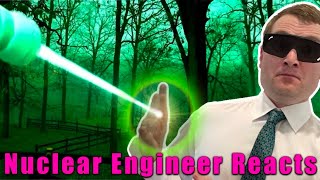 Nuclear Engineer Reacts to styropyro quotI Built a Long Range LASER Turret in my Yardquot [upl. by Ellenahs402]