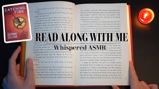 ASMR 📖 Close Up Whisper Reading You to Sleep 🔥 Hunger Games Catching Fire [upl. by Lyall635]