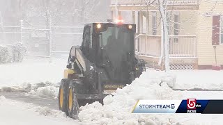 Central Mass digging out from April noreaster [upl. by Thorlay]