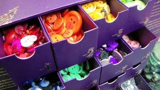 Lots of Buttons in a Tiny Space STORAGE VIDEO [upl. by Kimberly]