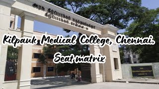 NEET 2024 TN Kilpauk Medical College Seat Matrix  WILL CUTOFF REMAIN SAME AS LAST YEAR [upl. by Silecara]