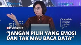 Menkeu RI Sri Mulyani Sebut Jangan Pilih Pemimpin yang Emosional dan Malas Baca Data [upl. by Edras]