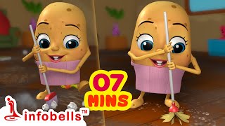 सफ़ाई करो सफ़ाई करो  Clean up Song  Hindi Rhymes for Children  Infobells [upl. by Shep]