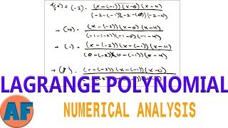 Lagrange Interpolating Polynomial  Easy Method [upl. by Enyawd1]