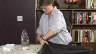 How to Iron Clothes  How to Iron Synthetic Fabrics [upl. by Lekcim]