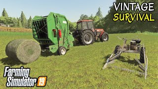 MY TRACTOR FELL DOWN A HOLE  Vintage Survival  Episode 34 [upl. by Aenit]