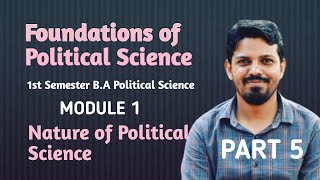 Foundations of Political Science Module 1 Part 51st Sem BA Political ScienceFolk wayz [upl. by Deehan]