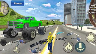 Spider Rope Hero Gangstar Vegas Crime City Simulator Drive And Have Fun 58  Android Gameplay [upl. by Aneele418]