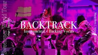 Ariana Grande  7 rings Instrumental w Backing Vocals Sweetener Tour Version Lyric Video [upl. by Damour]