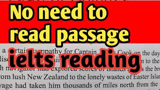 ielts reading tips for band 9  No Need to Read FULL Reading Passage 27jan 2024 [upl. by Rhiana]