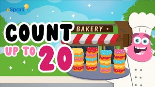 Counting 120 Song  Learn How to Count Objects  Kindergarten Math  eSpark Music [upl. by Gisela]