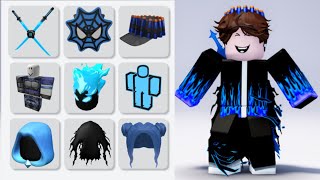 GET 25 BLACK AND BLUE FREE ITEMS😱💙🖤 ACTUALLY ALL STILL WORKS [upl. by Bissell]