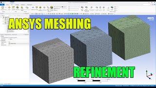 ✅ Ansys Meshing Tutorial 03  Mesh Refinement  Ansys 2020 R1 [upl. by Ada]