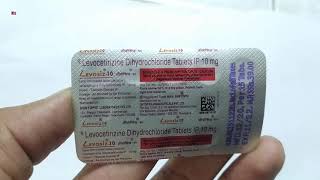 levosiz 10mg Tablet  Levocetirizine Dihydrochloride 10mg Tablet  Levosiz 10mg Tablet Uses Benefits [upl. by Nesiaj]