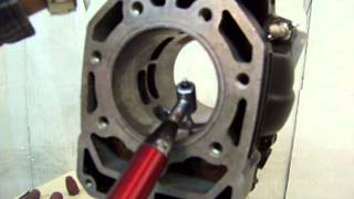 2 Stroke Porting chamfering the port part 1mpg [upl. by Nor143]