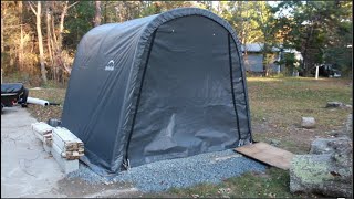 Shelter Logic 10x10 UTV ShedInABox Installation and Short Term Review [upl. by Xavier]