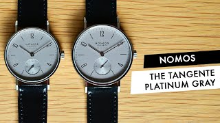 INTRODUCING  The Nomos Tangente Neomatik Platinum Gray 35 and 39 [upl. by Einatsed]