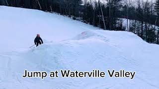 Mid sized kicker at Waterville valley skiing foryou jump [upl. by Hardigg]