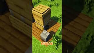 🐝 Como hacer una COLMENA para tus ABEJAS en Minecraft [upl. by Jovita]