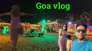 Day 2 evening in goa sunset point in goa Vagator Beach Goa  Offbeat location in goa  Baga beach [upl. by Ahsinac984]