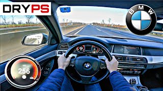 BMW 530d F10  TOP SPEED DRIVE ON GERMAN AUTOBAHN  POV [upl. by Vidovic]