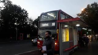 RARE  BLIND CHANGE  Route 202  Crystal Palace Bus Station  Blackheath Royal Standard [upl. by Janet]