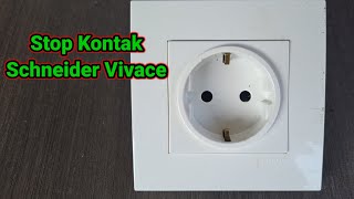 Stop Kontak Arde Inbow Schneider Vivace 16 A KB42616S 1gang CP kuningan [upl. by Reames]